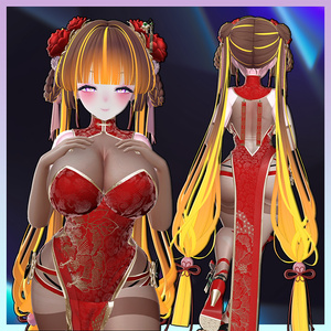 H17 おだんごツインテール Highlights Texture 【VRC Hair Texture - きりはら製作所】 缩略图 3