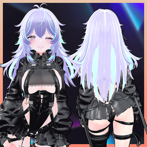 ★ Soft Frizzy Hair ★ Highlights Texture 【VRC Hair Texture - Yune-Yune】 缩略图 2