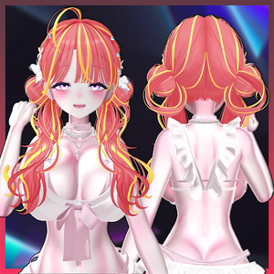 Vela_Hair Highlights Texture 【VRC Hair Texture - Kyee_N】 缩略图 2