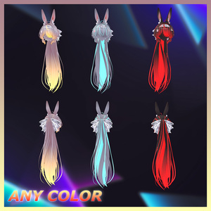 カワイイMAXツインポニーヘア Highlights Texture 【VRC Hair Texture - Li-ne_Shop】 缩略图 4