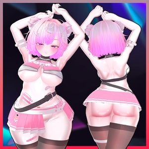 お団子ボブヘア Highlights Texture 【VRC Hair Texture - Li-ne_Shop】 缩略图 3