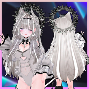 Luminous Two Side Twin Tail Hair Highlights Texture 【VRC Hair Texture - GLAY Unknown】 缩略图 2