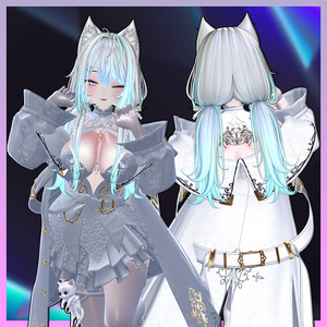 Oversleep low Twin Tail Highlights Texture 【VRC Hair Texture - GLAY Unknown】 缩略图 3