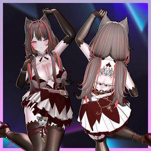 Oversleep low Twin Tail Highlights Texture 【VRC Hair Texture - GLAY Unknown】 缩略图 2