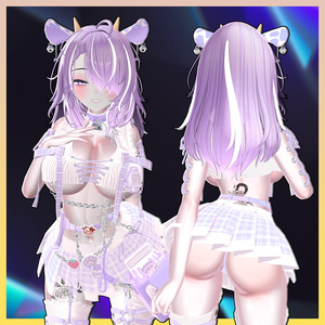 ♥ Sena_Hair ♥ Highlights Texture 【VRC Hair Texture - Nanaha】 缩略图 3