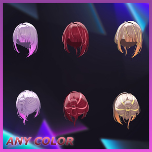 ♥ Maro_Hair ♥ Highlights Texture 【VRC Hair Texture - Nanaha】 缩略图 4