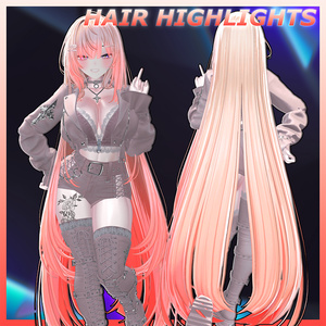 ♥ Lozy Hair ♥ Highlights Texture 【VRC Hair Texture - Nanaha】
