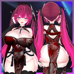 シンプルツインテールヘア Highlights Texture 【VRC Hair Texture - Li-ne_Shop】 缩略图 3