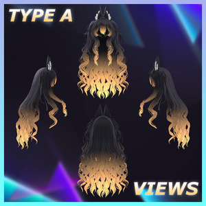 ♥ Cherish Twin ♥ Highlights Texture 【VRC Hair Texture - Nanaha】 缩略图 5