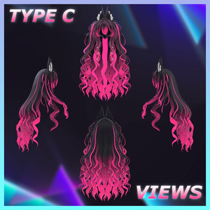 ♥ Cherish Twin ♥ Highlights Texture 【VRC Hair Texture - Nanaha】 缩略图 7