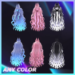 ♥ Cherish Twin ♥ Highlights Texture 【VRC Hair Texture - Nanaha】 缩略图 4