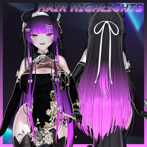 ♥ Classic Long ♥ Highlights Texture 【VRC Hair Texture - Nanaha】
