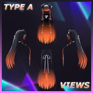 ♥ Classic Long ♥ Highlights Texture 【VRC Hair Texture - Nanaha】 缩略图 5