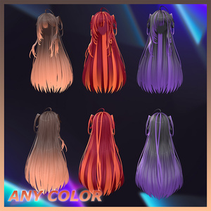 Asmodeus Hair Highlights Texture 【VRC Hair Texture - MOMORI】 缩略图 4