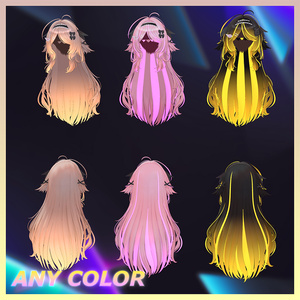 ♡⑅ Divine Hair ⑅♡ Highlights Texture 【VRC Hair Texture - WishList】 缩略图 4