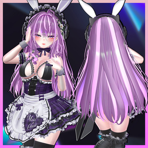 Deer Bloom Long Hair Highlights Texture 【VRC Hair Texture - GLAY Unknown】 缩略图 2