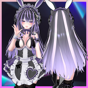Deer Bloom Long Hair Highlights Texture 【VRC Hair Texture - GLAY Unknown】 缩略图 3