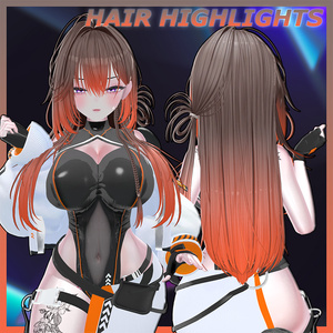 Lucid Hair Highlights Texture 【VRC Hair Texture - MOMORI】