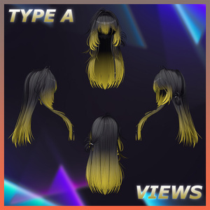 Lucid Hair Highlights Texture 【VRC Hair Texture - MOMORI】 缩略图 5