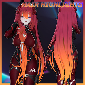 ♥ Antique Braid ♥ Highlights Texture 【VRC Hair Texture - Nanaha】