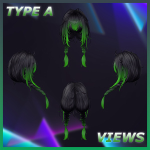 PipPipMeow_Hair Highlights Texture 【VRC Hair Texture - MOMORI】 缩略图 5