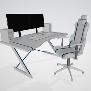 3Dゲーミングデスク チェア　セット