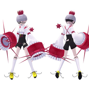 【オリジナル3Dモデル】Cathari カタリ【VRChatアバター】（無料おまけ）ShinigamiSan 死神さん 缩略图 17