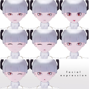 【オリジナル3Dモデル】Cathari カタリ【VRChatアバター】（無料おまけ）ShinigamiSan 死神さん 缩略图 4
