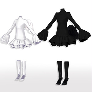 【旧素体対応】FrillsAngel フリル天使【VRChat想定衣装】 缩略图 5