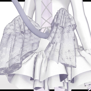 【旧素体対応】FrillsAngel フリル天使【VRChat想定衣装】 缩略图 7