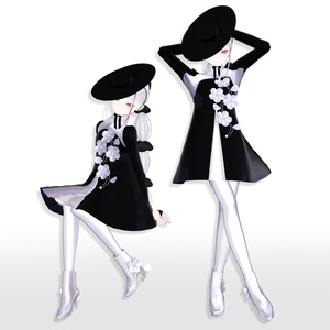 【旧素体対応】FlowersDress フラワードレス【VRChat想定衣装】 缩略图 8