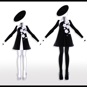 【旧素体対応】FlowersDress フラワードレス【VRChat想定衣装】 缩略图 4