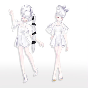【VRC想定衣装】GirlyRibbon ガーリーリボン 缩略图 3