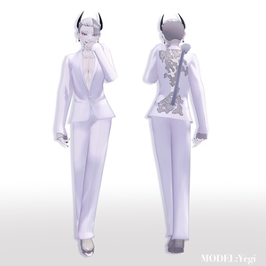 【VRC想定衣装】Dappled Sunlight Suit　木漏れ日スーツ 缩略图 4