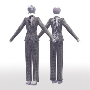 【VRC想定衣装】Dappled Sunlight Suit　木漏れ日スーツ 缩略图 14