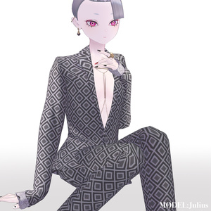 【VRC想定衣装】Dappled Sunlight Suit　木漏れ日スーツ 缩略图 8