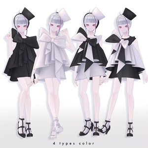 【VRC想定衣装】GiftDress 缩略图 3