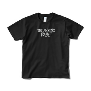 【T-shirt】TREMBLING BAMBI-LOGO-[BLACK]