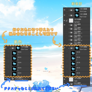 【愛莉】胸の谷間テクスチャ/ Airi Body Texture 缩略图 6