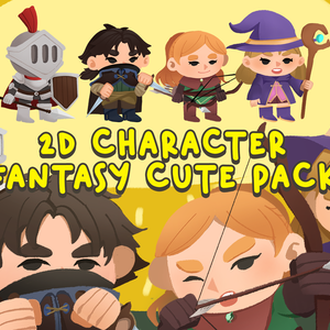 2D Spine Character Fantasy Cute Pack 1