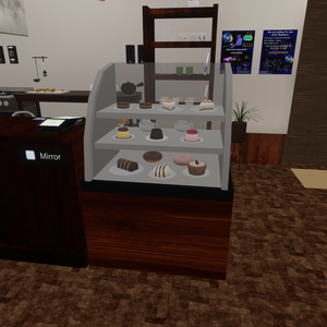 ケーキ棚 Cake Shelf【VRChat想定】