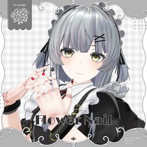 【MDollNail対応】Flower Nail【3アバター対応】