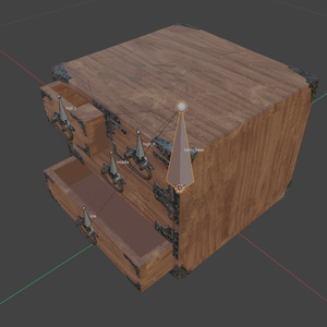 3Dモデル_和箪笥_Japanese chest 缩略图 3
