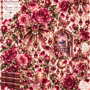 Mofunoa PAPER COLLECTION｜ROSE - Jewel Flower Collection - 5枚セット