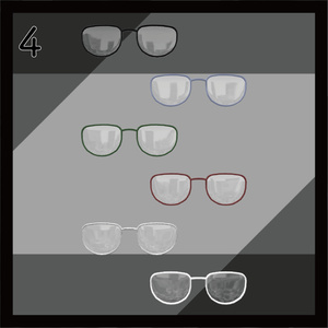 VRChat想定3Dアクセサリー【Float Glasses】 缩略图 5