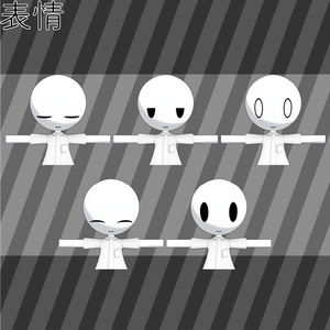 VRChat想定3Dアバター【チビ白ハゲ】 缩略图 2