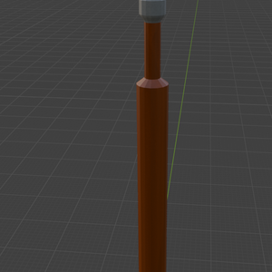 Bate de madera (FBX) Blender