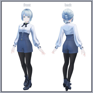 オリジナル3Dモデル「Azure」 缩略图 2