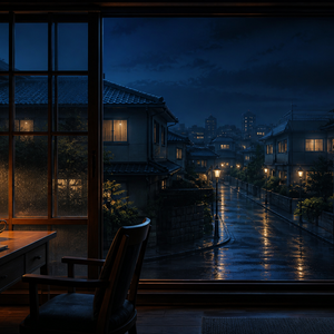 【無料】雨の窓辺ループ背景｜8秒・フルHD・配信／作業用