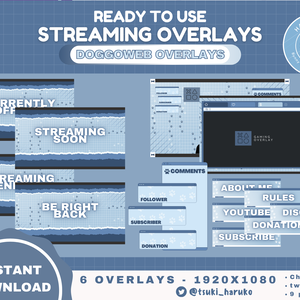【DoggoWeb】|| Overlay Twitch Bundle